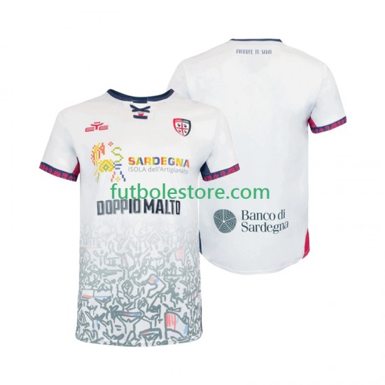 Segunda Equipación del Cagliari 2025-2026 Manga Corta para Hombre