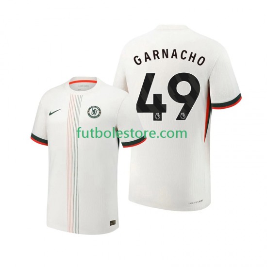 Segunda Equipación del Chelsea Alejandro Garnacho 49 2025-2026 Manga Corta para Hombre