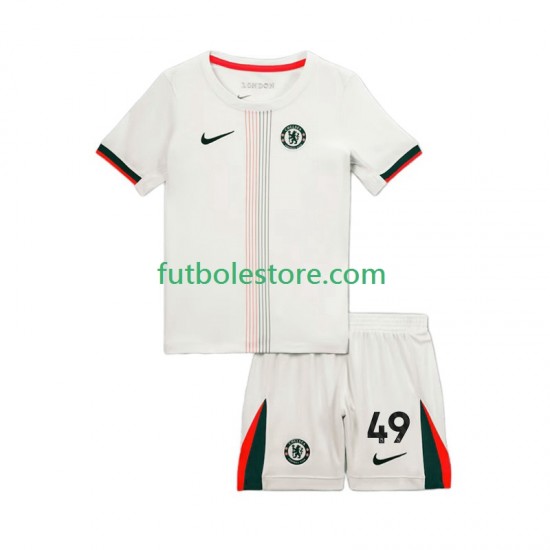 Segunda Equipación del Chelsea Alejandro Garnacho 49 2025-2026 Manga Corta para Niño (Camiseta y pantalón)