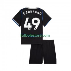 Tercera Equipación del Chelsea Alejandro Garnacho 49 2025-2026 Manga Corta para Niño (Camiseta y pantalón)