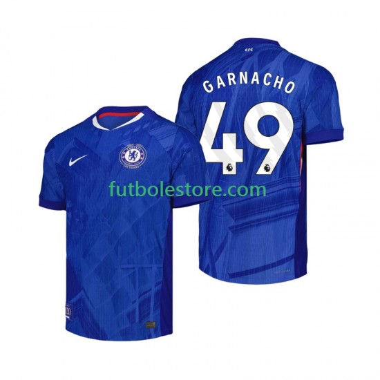 Primera Equipación del Chelsea Alejandro Garnacho 49 2025-2026 Manga Corta para Hombre
