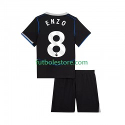 Tercera Equipación del Chelsea Enzo Fernandez 8 2025-2026 Manga Corta para Niño (Camiseta y pantalón)