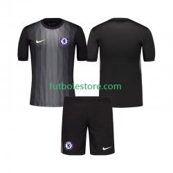 Primera Equipación del Chelsea Portero 2025-2026 Manga Corta para Niño (Camiseta y pantalón)