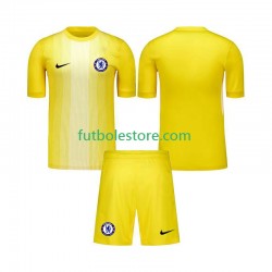 Tercera Equipación del Chelsea Portero 2025-2026 Manga Corta para Niño (Camiseta y pantalón)