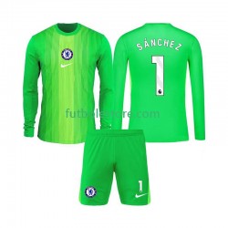 Segunda Equipación del Chelsea Portero Robert Sanchez 1 2025-2026 ML para Niño (Camiseta y pantalón)