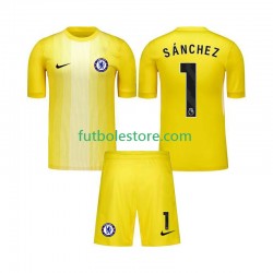 Tercera Equipación del Chelsea Portero Robert Sanchez 1 2025-2026 Manga Corta para Niño (Camiseta y pantalón)