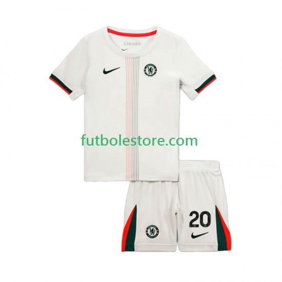Segunda Equipación del Chelsea Joao Pedro 20 2025-2026 Manga Corta para Niño (Camiseta y pantalón)