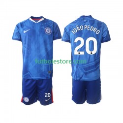 Primera Equipación del Chelsea joao pedro 20 2025-2026 Manga Corta para Niño (Camiseta y pantalón)