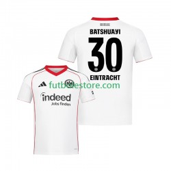 Segunda Equipación del Eintracht Frankfurt Michy Batshuayi 30 2025-2026 Manga Corta para Hombre