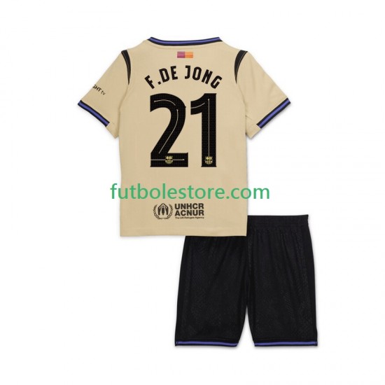 Segunda Equipación del FC Barcelona Frenkie de Jong 21 UCL 2025-2026 Manga Corta para Niño (Camiseta y pantalón) Segunda Equipación del FC Barcelona Frenkie de Jong 21 UCL 2025-2026 Manga Corta para Niño (Camiseta y pantalón)