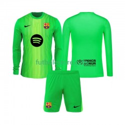 Primera Equipación del FC Barcelona Portero 2025-2026 ML para Niño (Camiseta y pantalón)