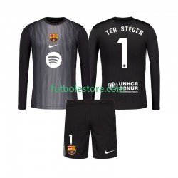 Tercera Equipación del FC Barcelona Portero Ter Stegen 1 2025-2026 ML para Niño (Camiseta y pantalón)