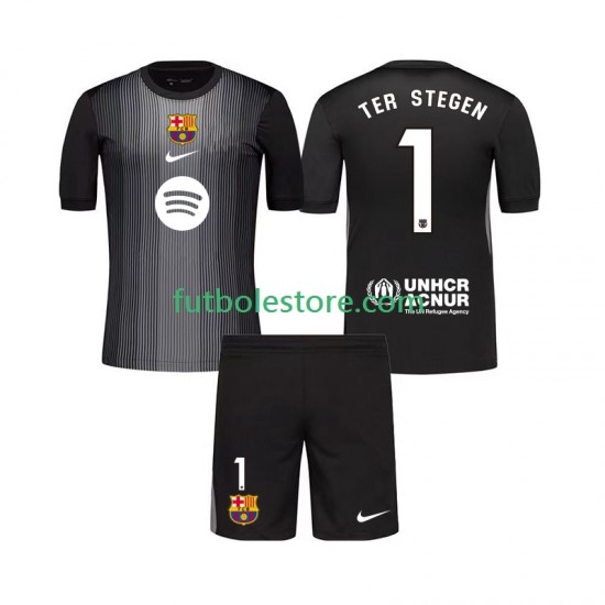 Tercera Equipación del FC Barcelona Portero Ter Stegen 1 2025-2026 Manga Corta para Niño (Camiseta y pantalón) Tercera Equipación del FC Barcelona Portero Ter Stegen 1 2025-2026 Manga Corta para Niño (Camiseta y pantalón)