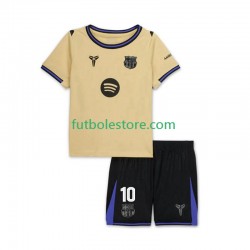 Segunda Equipación del FC Barcelona Lamine Yamal 10 UCL 2025-2026 Manga Corta para Niño (Camiseta y pantalón)