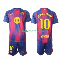 Primera Equipación del FC Barcelona Lamine Yamal 10 2025-2026 Manga Corta para Niño (Camiseta y pantalón)