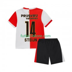 Primera Equipación del Feyenoord Rotterdam Sem Steijn 14 2025-2026 Manga Corta para Niño (Camiseta y pantalón)