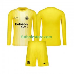 Segunda Equipación del Inter Milan Portero 2025-2026 ML para Niño (Camiseta y pantalón)