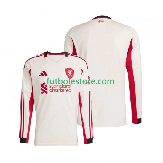 Segunda Equipación del Liverpool 2025-2026 ML para Hombre Segunda Equipación del Liverpool 2025-2026 ML para Hombre