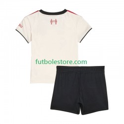 Segunda Equipación del Liverpool 2025-2026 Manga Corta para Niño (Camiseta y pantalón)