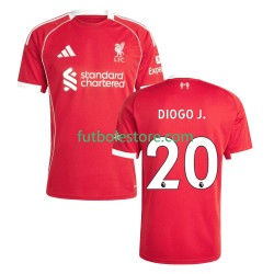 Primera Equipación del Liverpool Diogo Jota 20 2025-2026 Manga Corta para Hombre