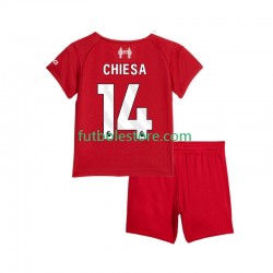 Primera Equipación del Liverpool Federico Chiesa 14 2025-2026 Manga Corta para Niño (Camiseta y pantalón)