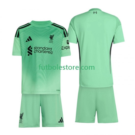 Segunda Equipación del Liverpool Portero 2025-2026 Manga Corta para Niño (Camiseta y pantalón) Segunda Equipación del Liverpool Portero 2025-2026 Manga Corta para Niño (Camiseta y pantalón)