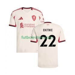 Segunda Equipación del Liverpool Hugo Ekitike 22 2025-2026 Manga Corta para Hombre