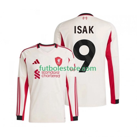 Segunda Equipación del Liverpool ISAK 9 2025-2026 ML para Hombre
