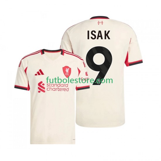 Segunda Equipación del Liverpool ISAK 9 2025-2026 Manga Corta para Hombre