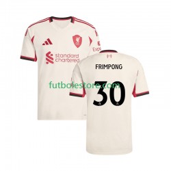 Segunda Equipación del Liverpool Jeremie Frimpong 30 2025-2026 Manga Corta para Hombre