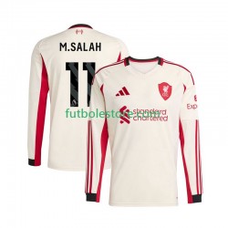 Segunda Equipación del Liverpool Mohamed Salah 11 2025-2026 ML para Hombre