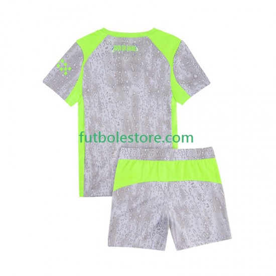 Tercera Equipación del Manchester City 2025-2026 Manga Corta para Niño (Camiseta y pantalón)