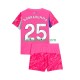 Segunda Equipación del Manchester City Portero Gianluigi Donnarumma 25 2025-2026 Manga Corta para Niño (Camiseta y pantalón)