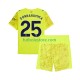 Tercera Equipación del Manchester City Portero Gianluigi Donnarumma 25 2025-2026 Manga Corta para Niño (Camiseta y pantalón)