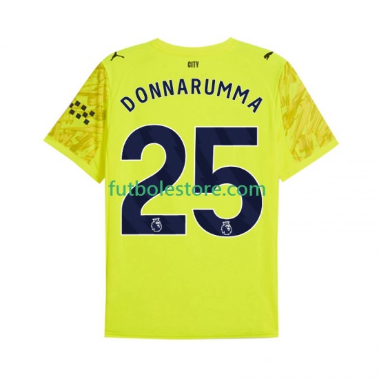 Tercera Equipación del Manchester City Portero Gianluigi Donnarumma 25 2025-2026 Manga Corta para Hombre