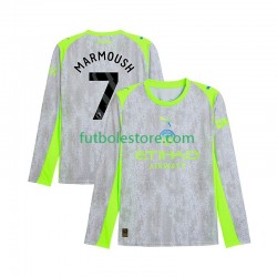 Tercera Equipación del Manchester City Omar Marmoush 7 2025-2026 ML para Hombre