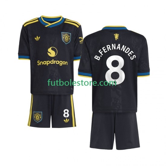 Tercera Equipación del Manchester United Bruno Fernandes 8 2025-2026 Manga Corta para Niño (Camiseta y pantalón) Tercera Equipación del Manchester United Bruno Fernandes 8 2025-2026 Manga Corta para Niño (Camiseta y pantalón)