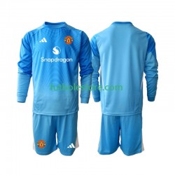Primera Equipación del Manchester United Portero 2025-2026 ML para Niño (Camiseta y pantalón)
