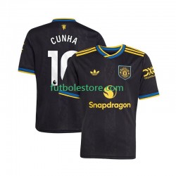 Tercera Equipación del Manchester United Matheus Cunha 10 2025-2026 Manga Corta para Hombre