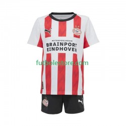 Primera Equipación del PSV Eindhoven 2025-2026 Manga Corta para Niño (Camiseta y pantalón)