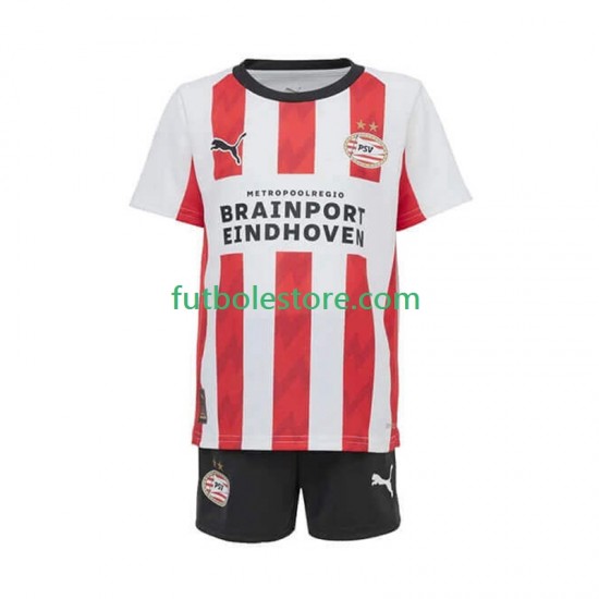 Primera Equipación del PSV Eindhoven 2025-2026 Manga Corta para Niño (Camiseta y pantalón) Primera Equipación del PSV Eindhoven 2025-2026 Manga Corta para Niño (Camiseta y pantalón)