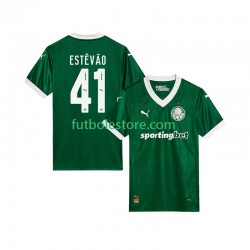 Primera Equipación del Palmeiras Estevao 41 2025-2026 Manga Corta para Hombre