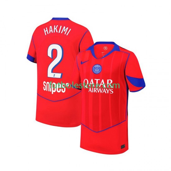 Tercera Equipación del Paris Saint-Germain Achraf Hakimi 2 2025-2026 Manga Corta para Hombre