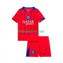 Tercera Equipación del Paris Saint-Germain 2025-2026 Manga Corta para Niño (Camiseta y pantalón)