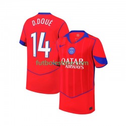 Tercera Equipación del Paris Saint-Germain Desire Doue 14 2025-2026 Manga Corta para Hombre