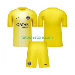 Tercera Equipación del Paris Saint-Germain Portero 2025-2026 Manga Corta para Niño (Camiseta y pantalón)