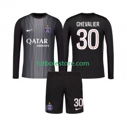 Primera Equipación del Paris Saint-Germain Portero Lucas Chevalier 30 2025-2026 ML para Niño (Camiseta y pantalón)