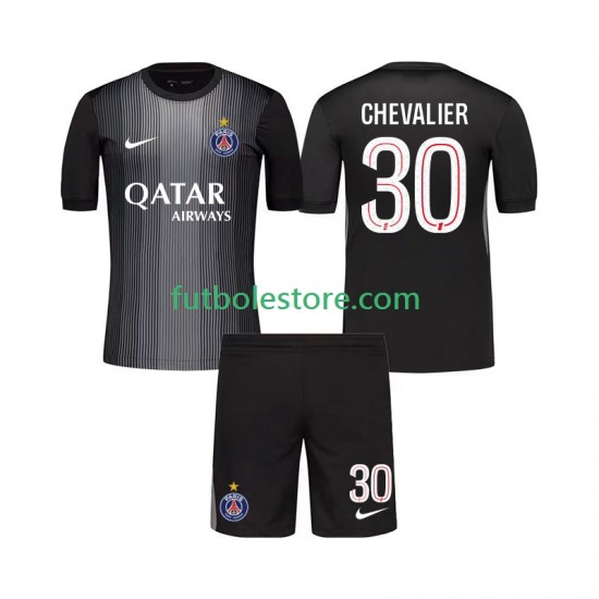 Primera Equipación del Paris Saint-Germain Portero Lucas Chevalier 30 2025-2026 Manga Corta para Niño (Camiseta y pantalón) Primera Equipación del Paris Saint-Germain Portero Lucas Chevalier 30 2025-2026 Manga Corta para Niño (Camiseta y pantalón)