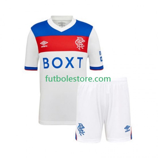 Segunda Equipación del Rangers 2025-2026 Manga Corta para Niño (Camiseta y pantalón) Segunda Equipación del Rangers 2025-2026 Manga Corta para Niño (Camiseta y pantalón)