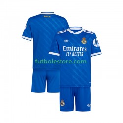 Tercera Equipación del Real Madrid 2025-2026 Manga Corta para Niño (Camiseta y pantalón)